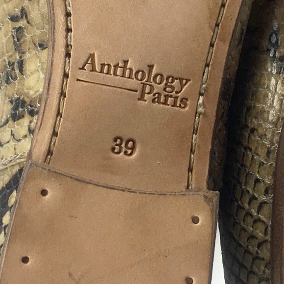 Anthology Paris Python Leather Boots - NEW - Picture 11 of 14